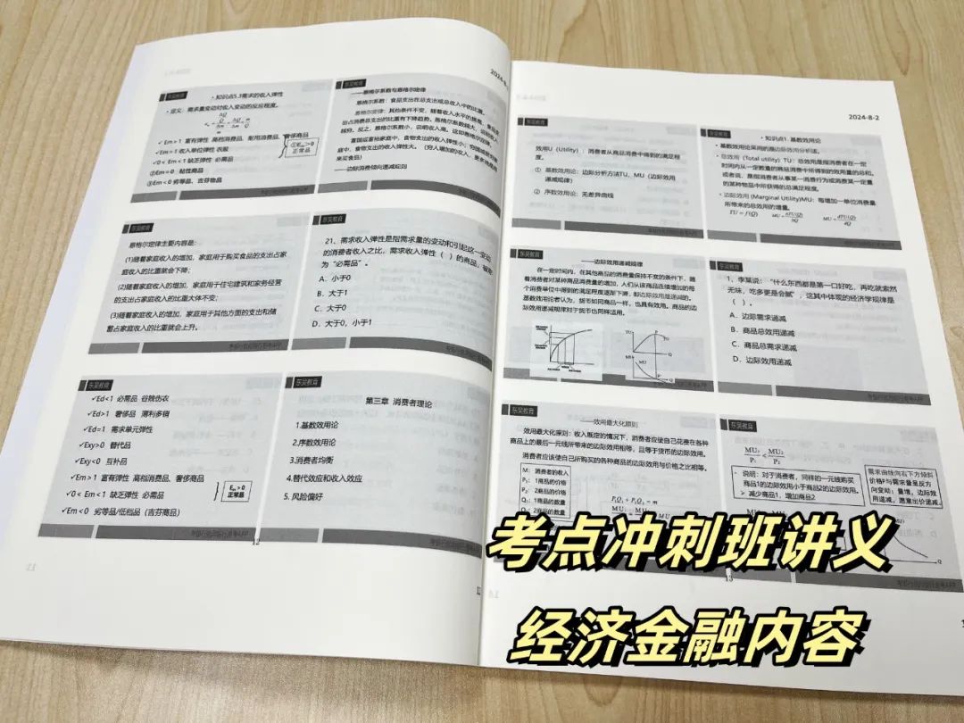 考點(diǎn)沖刺班課程教材一覽，助你認真復習，高效備考。