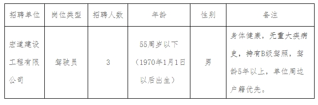 2025年江蘇宏道建設工程有限公司公開(kāi)招聘工作人員崗位簡(jiǎn)介表